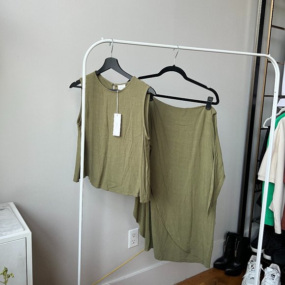 NWT Women's Linen Wrap Skirt - Eye To Eye | Size Small - Picture 9 of 9